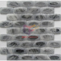 Polished Face on Matt Face Mirror Like Marble Stone Mosaic (CFS1076)